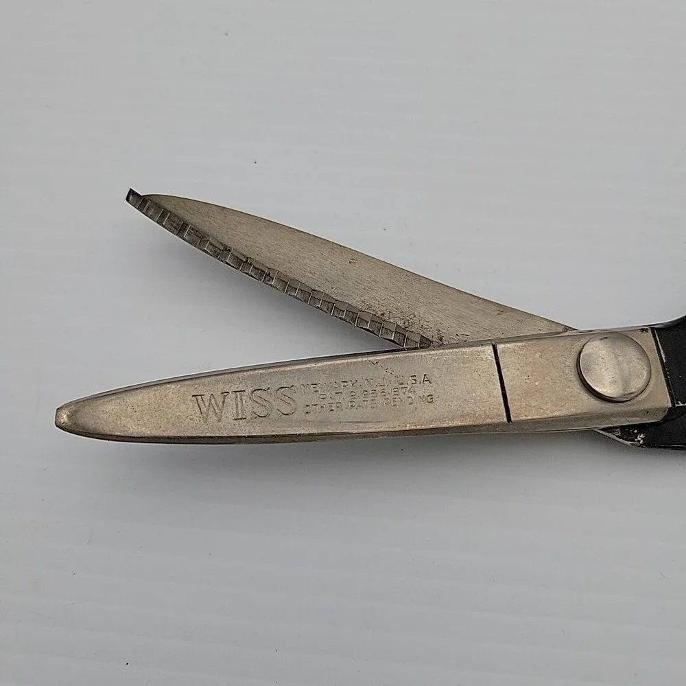 Vintage Wiss‎ Pinking Shears Model C Zig Zag Cut 9